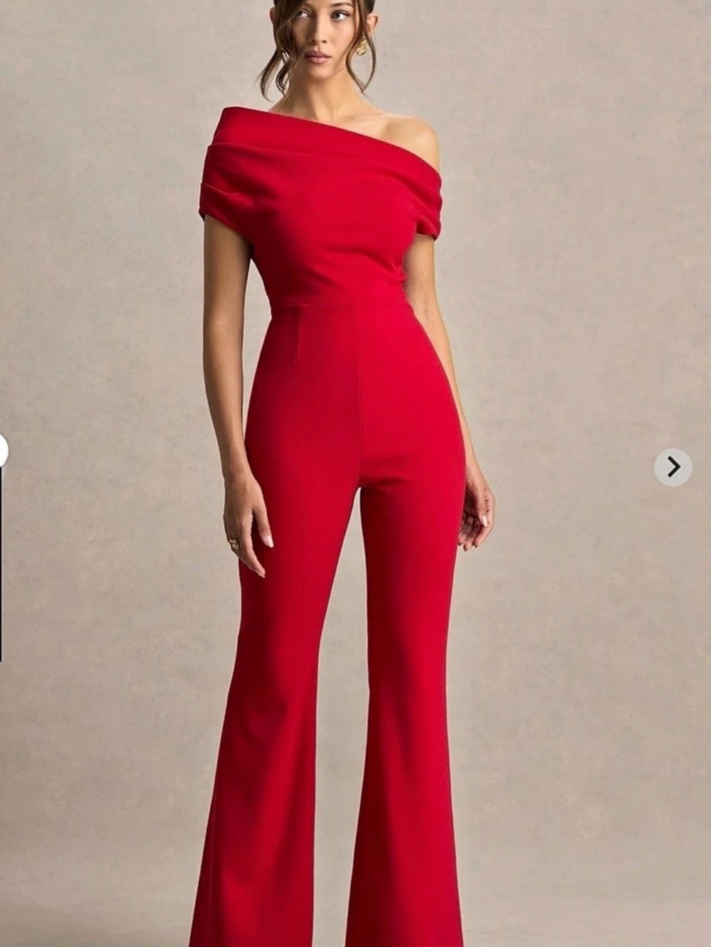 Club L London Red Jumpsuit NWT